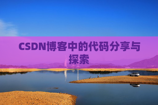 CSDN博客中的代码分享与探索